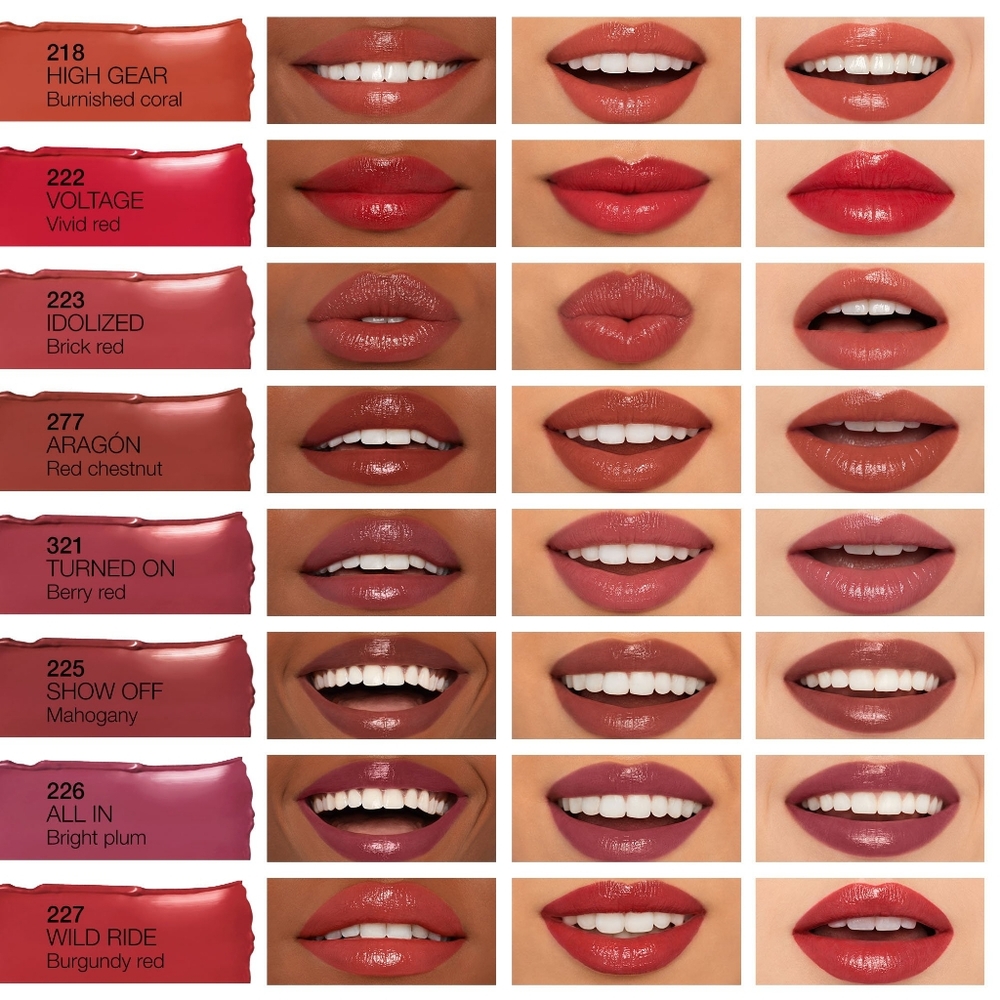 NARS Afterglow Sensual Shine Lipstick All In Bright Plum Brand New In Box - Picture 4 of 10